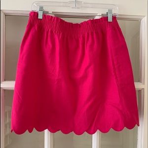 J. Crew NWT Pink Linen Blend Skirt